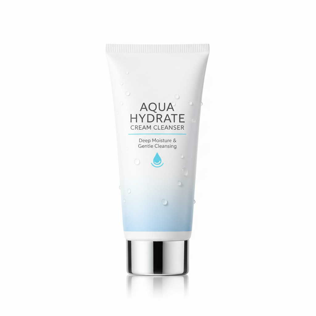 Deep Pore Cleansing Face Wash tube on white background