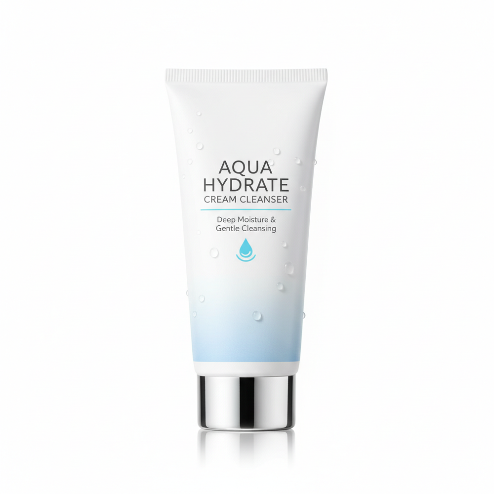 Deep Pore Cleansing Face Wash tube on white background