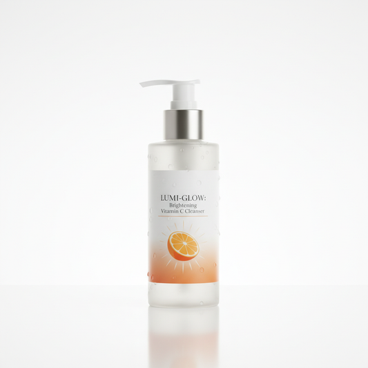 Brightening Vitamin C Face Wash bottle on white background